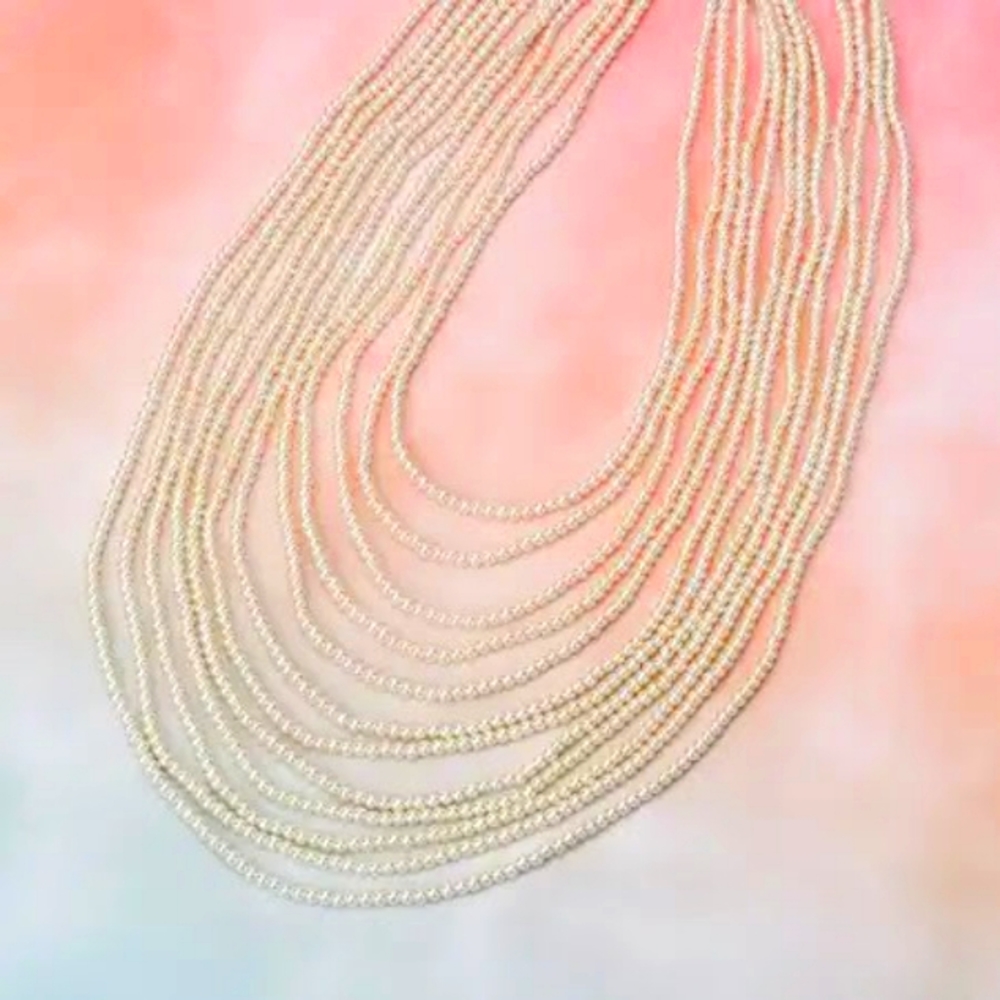 Pearl Multi-Strand Necklace